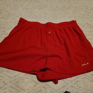 PINK Lounge Boxer Pajama Shorts